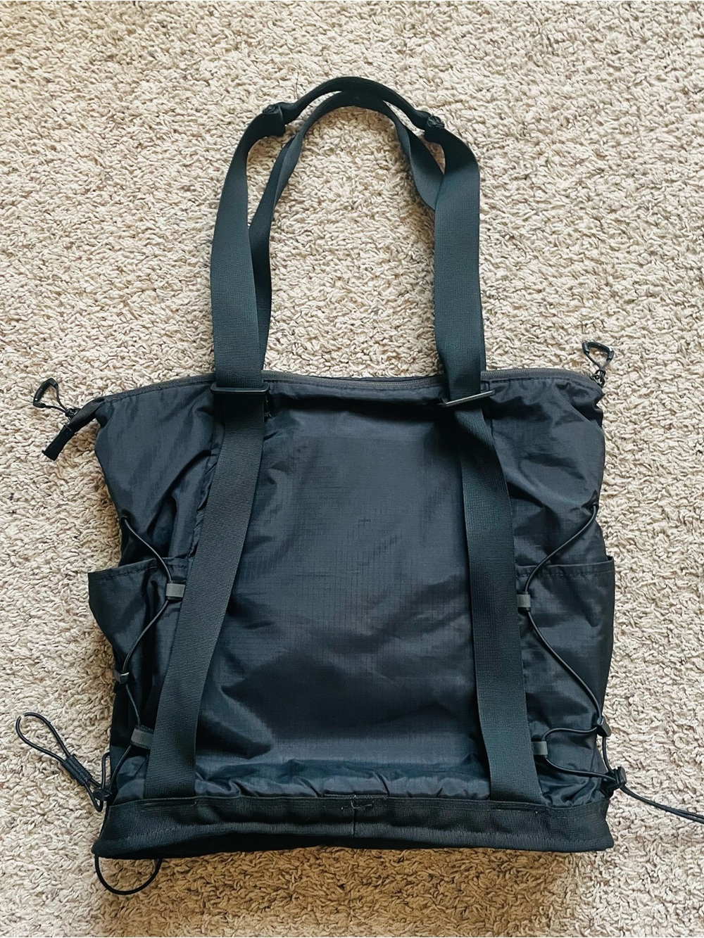 The North Face Black Borealis Tote Convertible Backpack Shoulder Bag - Picture 5 of 16